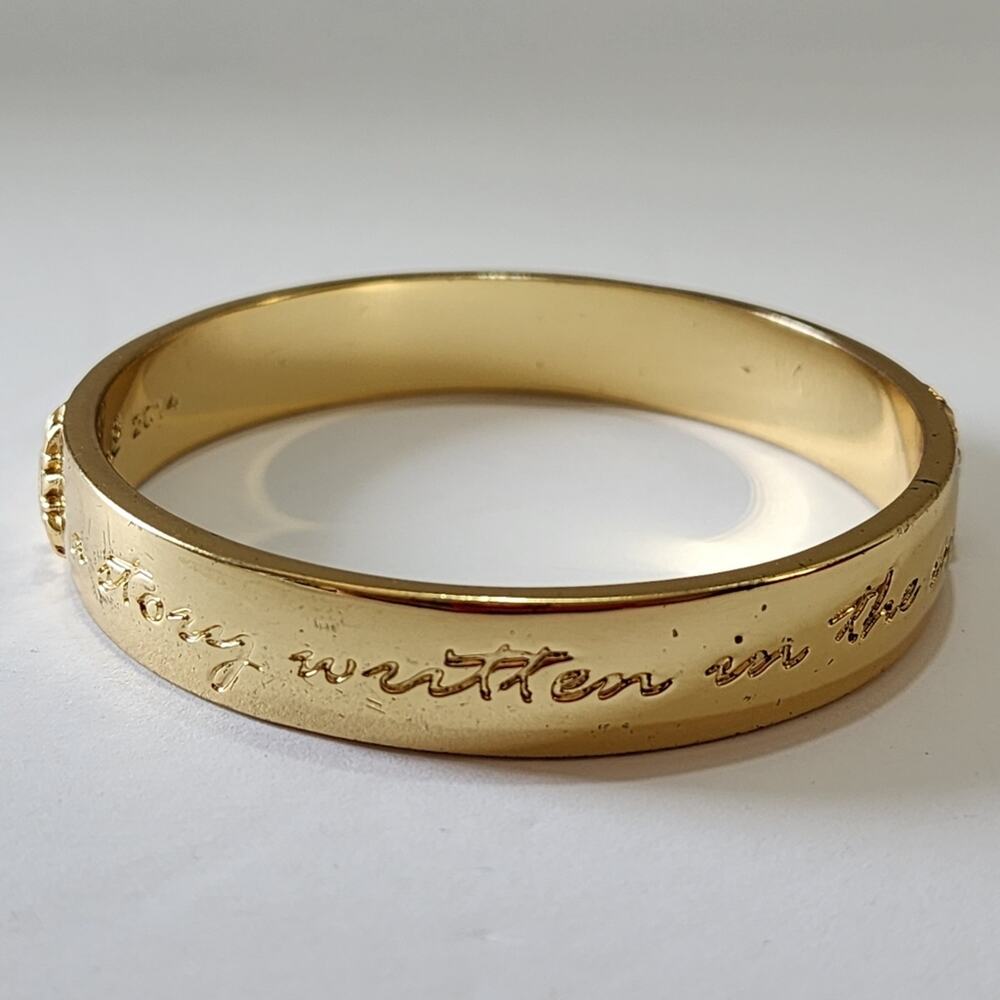 Lily pulitzer Gold Tone Sun Bangle Bracelet‎